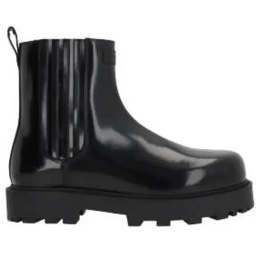 Leather Chelsea Boots with Elastic Panels , male, Sizes: 6 UK, 7 UK, 9 UK, 10 UK - Givenchy - Modalova