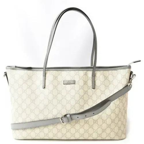 Pre-owned Tote Bags, female, , Size: ONE SIZE Pre-owned Canvas gucci-bags - Gucci Vintage - Modalova