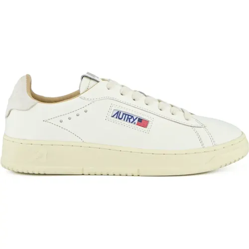 Weiße Leder Low Top Sneakers Autry - Autry - Modalova