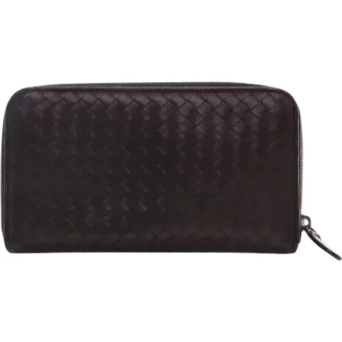 Pre-owned Leather wallets , female, Sizes: ONE SIZE - Bottega Veneta Vintage - Modalova