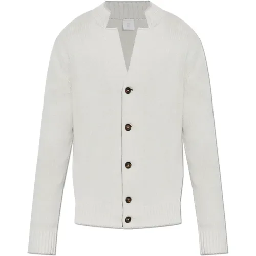 Cardigans, male, , Size: XL Wool cardigan - Eleventy - Modalova