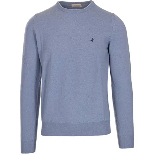 Wool Crew Neck Sweater , male, Sizes: M, 2XL - Brooksfield - Modalova