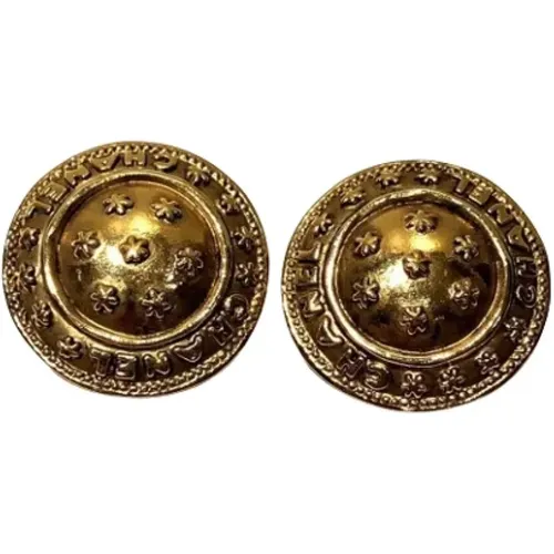 Pre-owned Jewellery, female, , Size: ONE SIZE Pre-owned Metal earrings - Chanel Vintage - Modalova