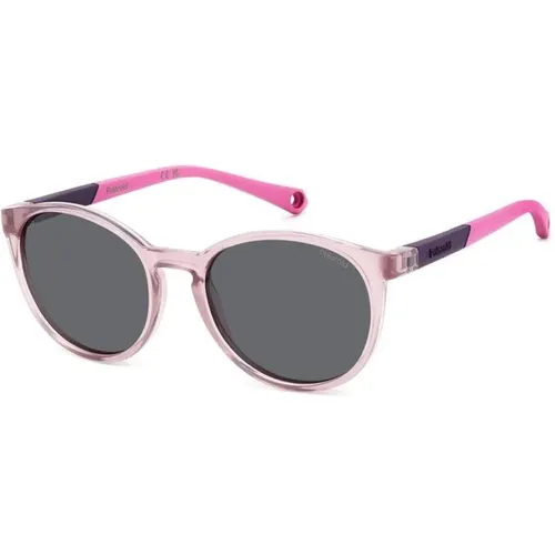 Stylische Sonnenbrille mit bunten Gläsern , unisex, Größe: 45 MM - Polaroid - Modalova