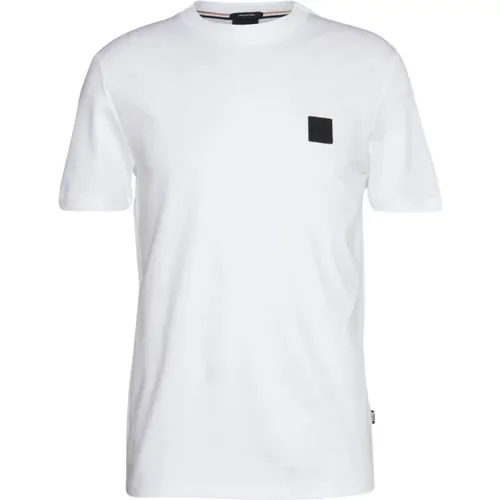 Weißes Rundhals T-Shirt , Herren, Größe: 2XL - Hugo Boss - Modalova