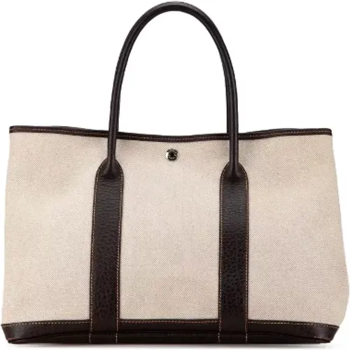 Pre-owned Tote Bags, female, , Size: ONE SIZE Pre-owned Canvas handbags - Hermès Vintage - Modalova