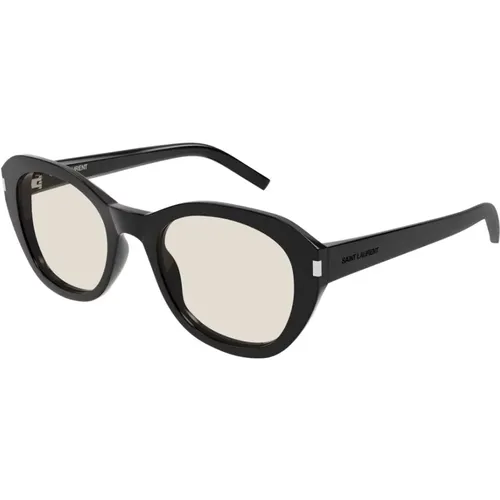 Eco-Conscious Sun Frames for Fashion-Forward Men , male, Sizes: 52 MM - Saint Laurent - Modalova