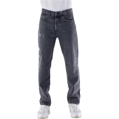 Straight Jeans , male, Sizes: W31, W34, W29, W32, W33, W30 - Amish - Modalova