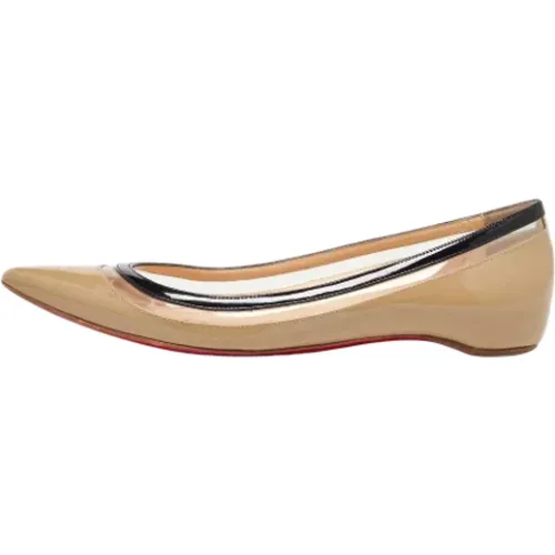 Pre-owned Flats, female, , Size: 6 US Pre-owned Fabric flats - Christian Louboutin Pre-owned - Modalova