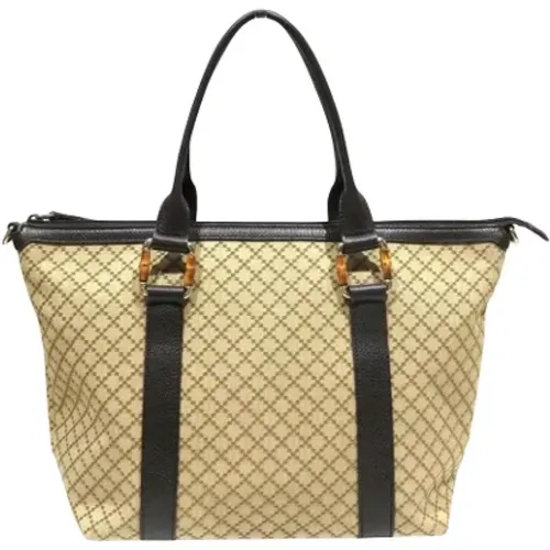 Pre-owned Tote Bags, female, , Size: ONE SIZE Pre-owned Canvas totes - Gucci Vintage - Modalova