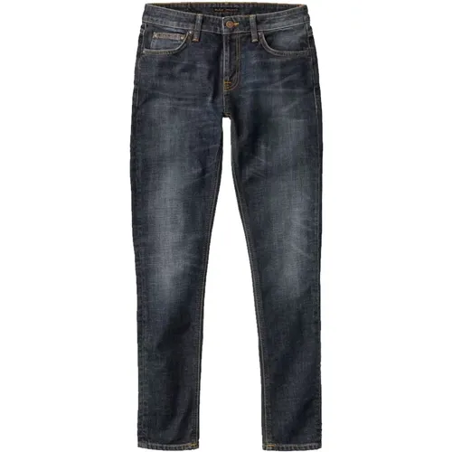 Jeans Skinny Lin im Alter von Indigo , Herren, Größe: W31 - Nudie Jeans - Modalova