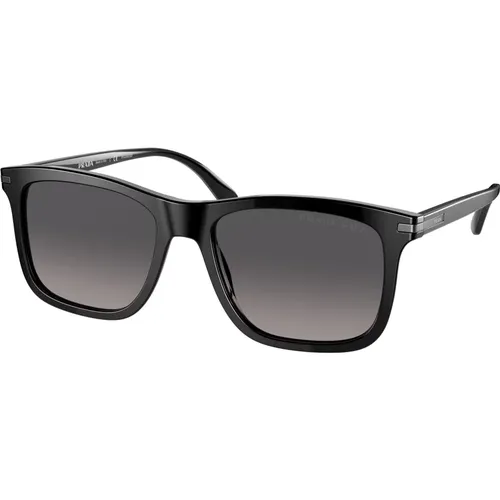 Stilvolle Sonnenbrille mit polarisierten grauen Gläsern - Prada - Modalova