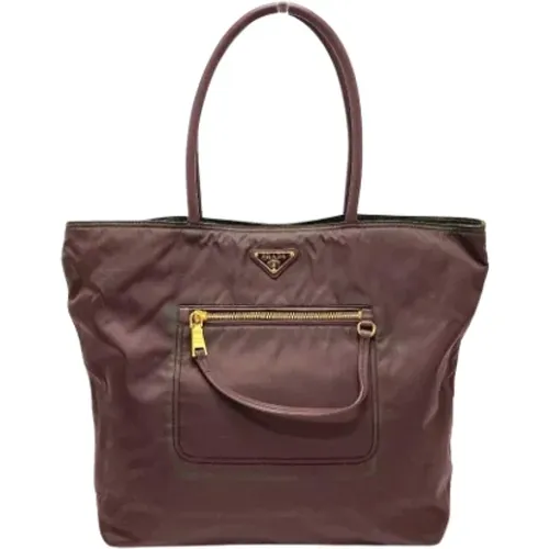 Pre-owned Tote Bags, female, , Size: ONE SIZE Pre-owned Leather prada-bags - Prada Vintage - Modalova