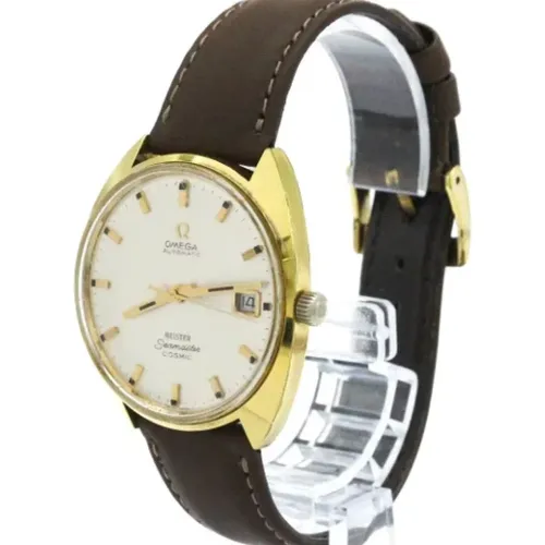 Pre-owned Watches, male, , Size: ONE SIZE Pre-owned Yellow Gold watches - Omega Vintage - Modalova