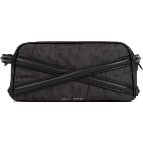 Toilet Bags, male, , Size: ONE SIZE Wash Bag - alexander mcqueen - Modalova