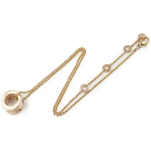 Pre-owned Jewellery, female, , Size: ONE SIZE Pre-owned Rose Gold necklaces - Bvlgari Vintage - Modalova