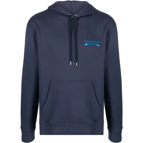 Oars Logo Hoodie , Herren, Größe: S - Maison Kitsuné - Modalova