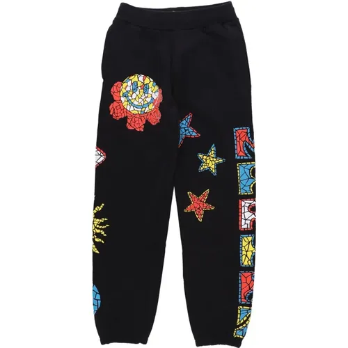 Sweatpants, male, , Size: L Mosaic Smiley Sweatpants - Market - Modalova