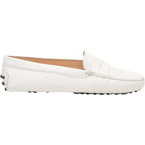 Leather Moccasin , female, Sizes: 2 UK - TOD'S - Modalova