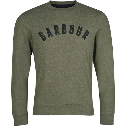 Sweatshirts, male, , Size: L Classic Crew Neck Sweatshirt - Barbour - Modalova