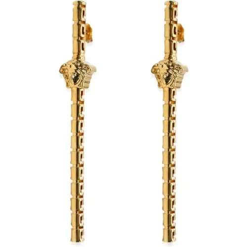 Pre-owned Fabric earrings , female, Sizes: ONE SIZE - Versace Pre-owned - Modalova