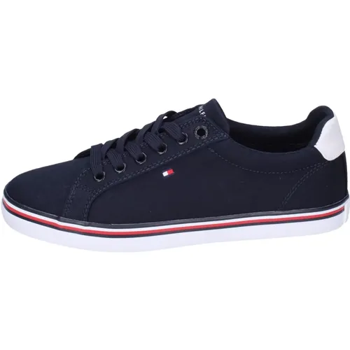 Canvas Damen Sneakers , Damen, Größe: 36 EU - Tommy Hilfiger - Modalova