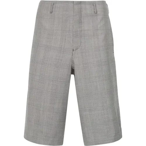 Tartan Wool Shorts , male, Sizes: M, L - Comme des Garçons - Modalova