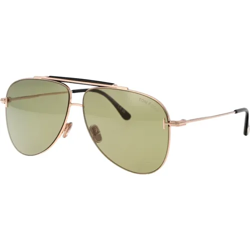 Stylish Brady Sunglasses for Summer , male, Sizes: 60 MM - Tom Ford - Modalova