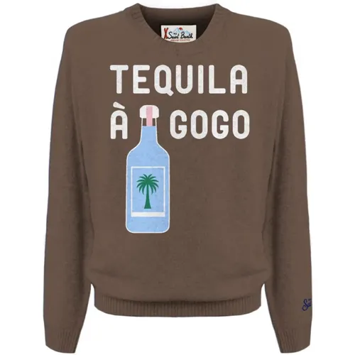 Tequi Gogo Sweater 01902C Her0001 - Saint Barth - Color: Multicolor , male, Sizes: XL, S, M - MC2 Saint Barth - Modalova