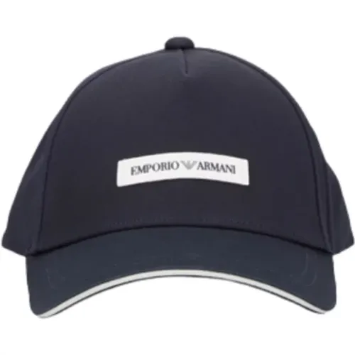 Caps, male, , Size: ONE SIZE Visor Cap - Emporio Armani - Modalova