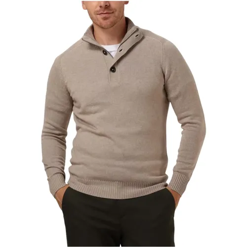 Beiger Pullover für moderne Männer , Herren, Größe: L - Gentiluomo - Modalova