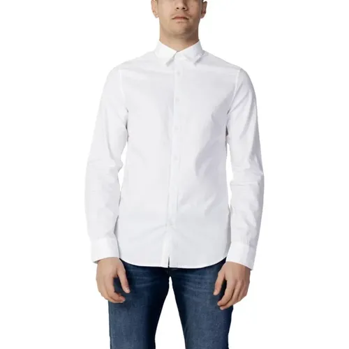 Shirt Heren , male, Sizes: S, 2XL, XL, L, M - Armani Exchange - Modalova