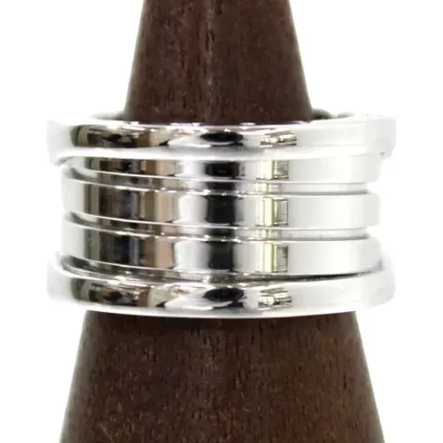 Pre-owned Jewellery, female, , Size: ONE SIZE Pre-owned Silver rings - Bvlgari Vintage - Modalova