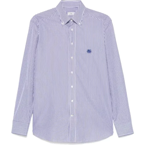 Casual Shirts, male, , Size: 3XL Striped Button-Down Shirt - ETRO - Modalova