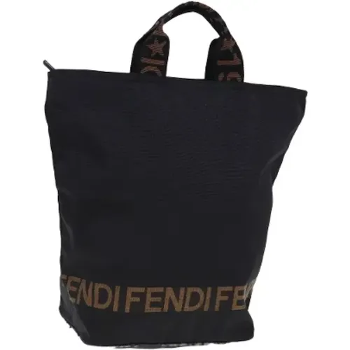 Pre-owned Tote Bags, female, , Size: ONE SIZE Pre-owned Canvas totes - Fendi Vintage - Modalova