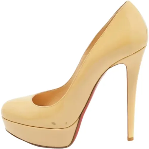 Pre-owned Pumps, female, , Size: 8 1/2 US Pre-owned Leather heels - Christian Louboutin Pre-owned - Modalova