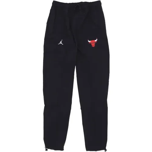 Straight Trousers, male, , Size: XS Chicago Bulls Courtside Tracksuit Pants - Nike - Modalova