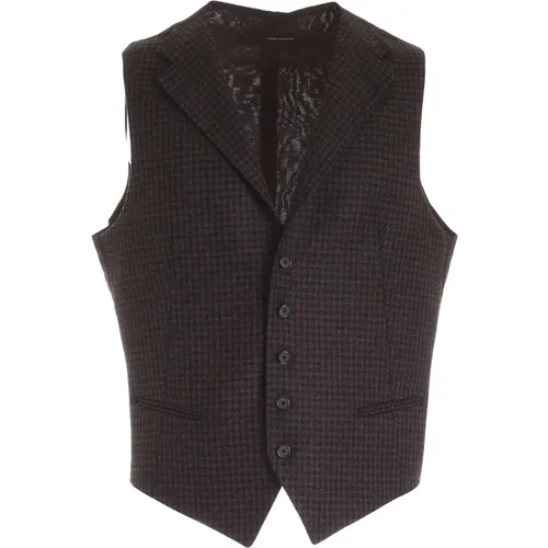 Elegant Oversized Vest , male, Sizes: XL - Tagliatore - Modalova