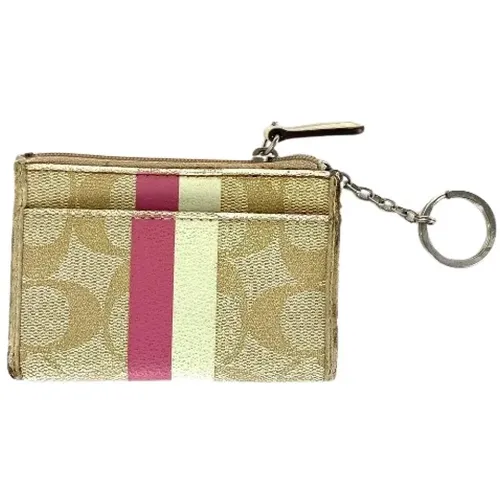 Pre-owned Accessories, female, , Size: ONE SIZE Pre-owned Fabric key-holders - Coach Pre-owned - Modalova