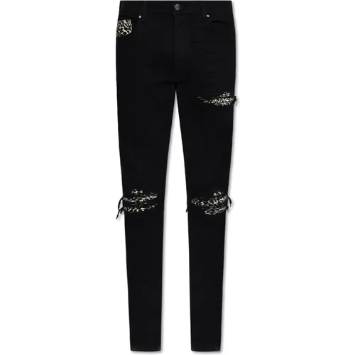 Skinny Jeans, male, , Size: W31 Animal Effect Pants - Amiri - Modalova