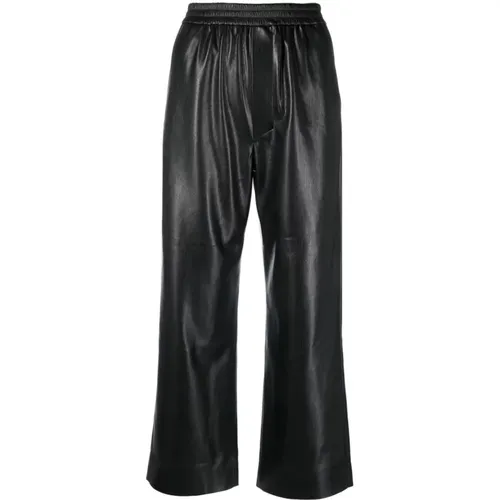 Alt-Leather Pants , female, Sizes: S, M - Nanushka - Modalova