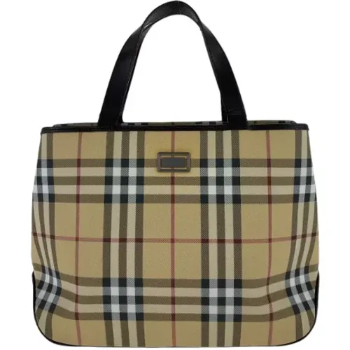 Pre-owned Tote Bags, female, , Size: ONE SIZE Pre-owned Canvas totes - Burberry Vintage - Modalova