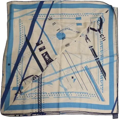 Pre-owned Scarves, female, , Size: ONE SIZE Pre-owned Silk scarves - Hermès Vintage - Modalova