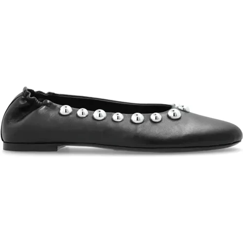 Ballerinas, female, , Size: 9 US Leather ballerinas Tutu Studs - IRO - Modalova