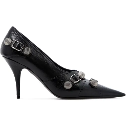 Pumps, female, , Size: 7 US Leather Heeled Pumps - Balenciaga - Modalova