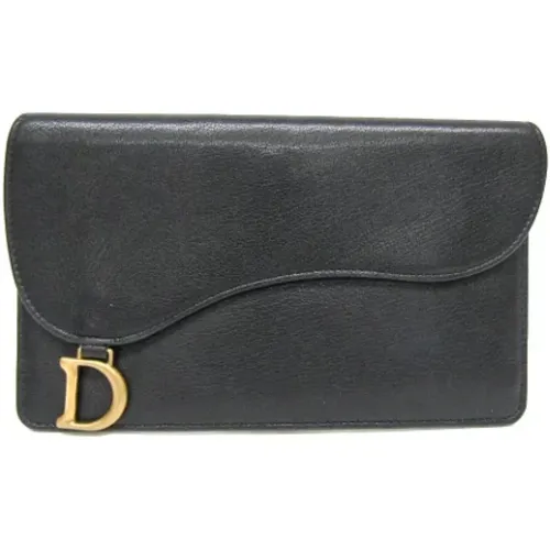 Pre-owned Wallets, female, , Size: ONE SIZE Pre-owned Leather wallets - Dior Vintage - Modalova