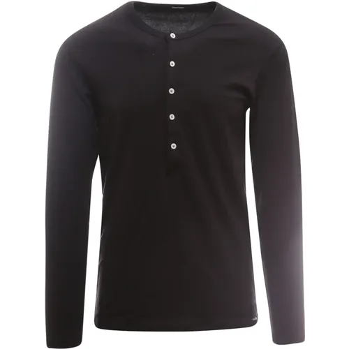 Stilvolles Langarmshirt , Herren, Größe: S - Tom Ford - Modalova