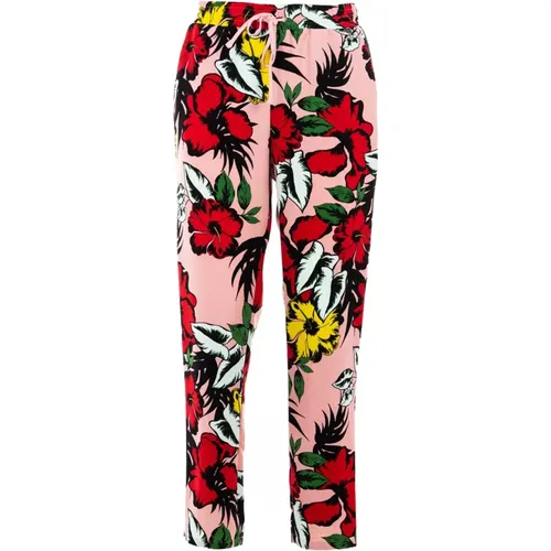 Floral Print Summer Pants , female, Sizes: L - Liu Jo - Modalova