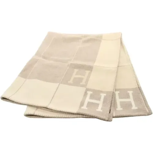 Pre-owned Scarves, female, , Size: ONE SIZE Pre-owned Canvas scarves - Hermès Vintage - Modalova