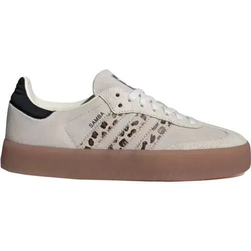 Leopard Off- Sambae Sneaker , unisex, Sizes: 8 UK, 3 1/3 UK, 10 UK, 6 2/3 UK, 8 2/3 UK, 2 2/3 UK, 5 1/3 UK, 4 2/3 UK, 7 1/3 UK, 6 UK, 9 1/3 UK, 4 UK, - Adidas - Modalova